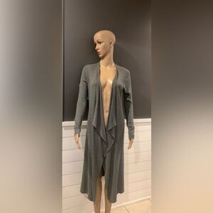 White House Black Market waterfall cardigan size M